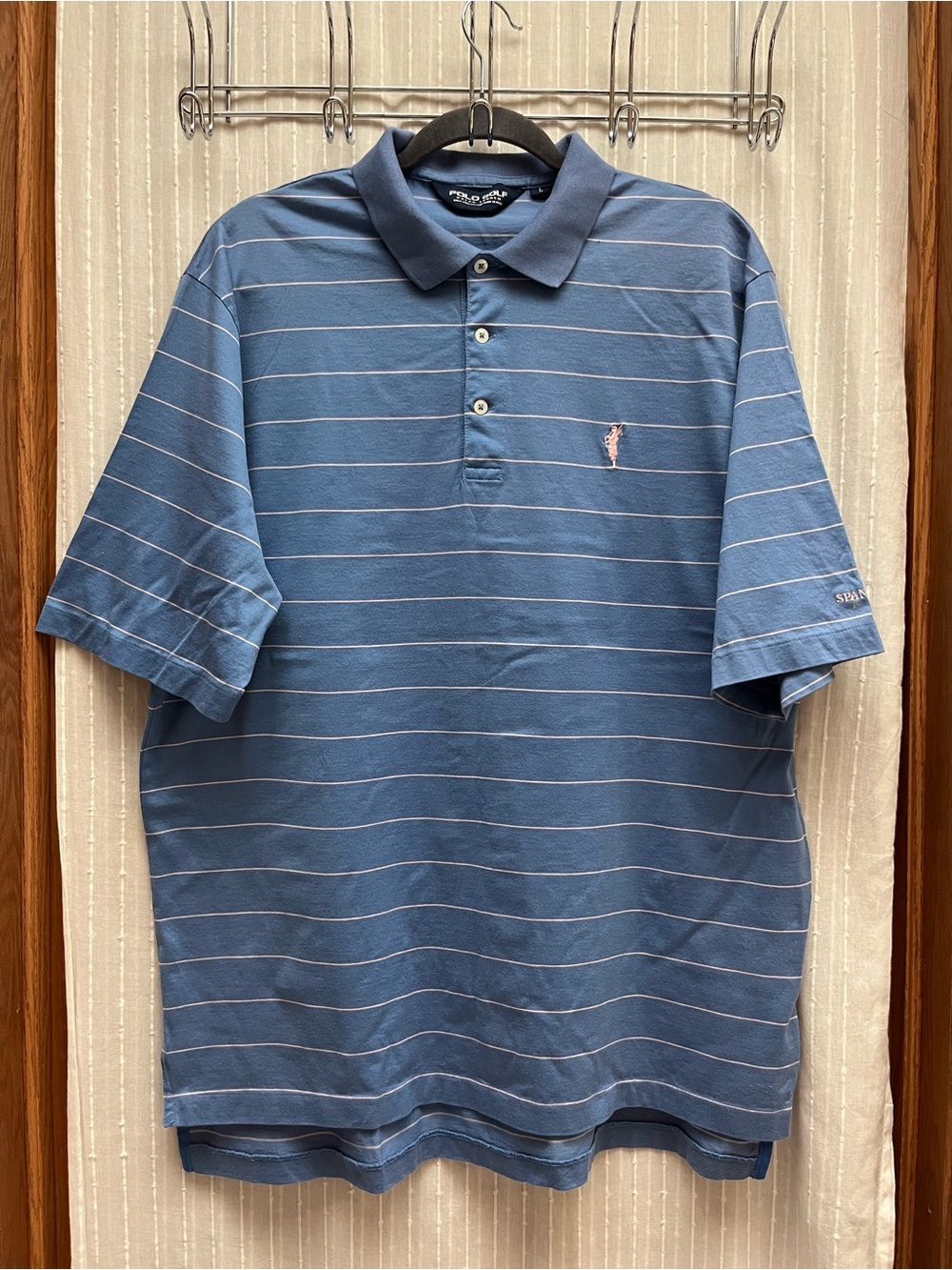 Vintage Polo Golf Ralph Lauren Spanish Bay Pima Polo L